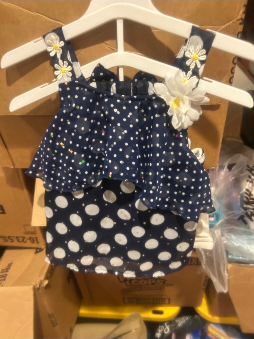 Nwt Sz 24 mths polka dot shortset